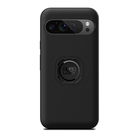 Photo of the Quad Lock Case with the Poncho behind